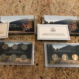 US Mint Westward Journey Nickel set 2004, 2006